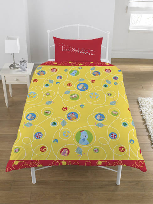In the Night Garden Rotary Single Duvet Cover and Pillowcase Bedding
