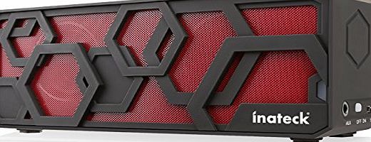 Inateck Portable Hi-Fi Bluetooth 4.0 Wireless Speaker for iPhone iPad and Other Phones Tablets or Laptops with 15 Hour Rechargeable Battery and Precision Enhanced Bass (BTSP-10 Plus)