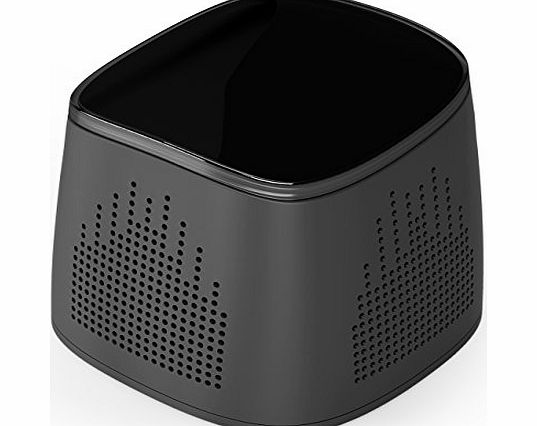 Inateck Ultra Mini Portable Bluetooth Speaker, Wireless Bluetooth Speaker Powerful Sound with Built-in Microphone for Smartphones, Tablets, PCs, Laptops, Ultrabook, MP3 Players - Black