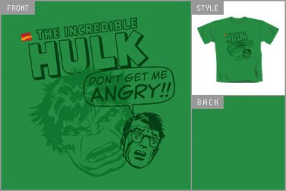 Incredible Hulk (Don` Get Me Angry) T-Shirt