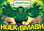 Incredible Hulk Personalised Placemat