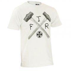 Mens Independent Ftr Hammers T-shirt White