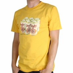 Mens Independent Six Pack Tee Gold