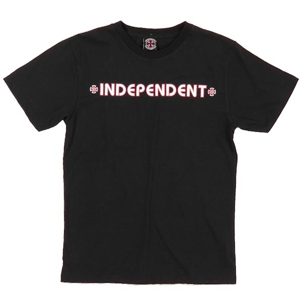 Independent T-Shirt - Bar Cross - Black F016TS24