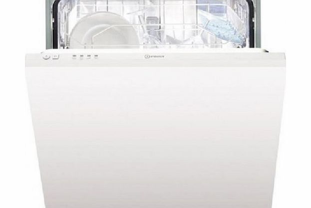 Indesit DIF04UK Fully Integrated Dishwasher in White 12 place settings