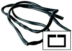 Indesit Dishwasher Door Seal (Pattern). PN# GSK62