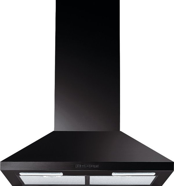 Indesit H361FBK 60cm Chimney Hood in Black