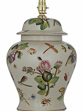 Rose and Insect Temple Jar