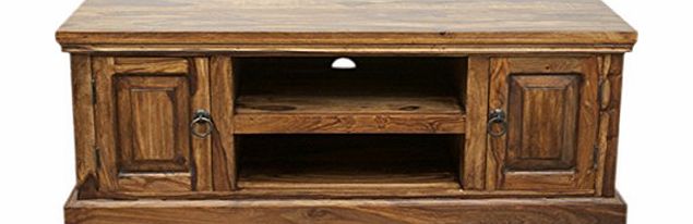 Indian Mercers Furniture Indian Plasma TV Unit, Multi-Colour