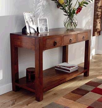 Indian Princess 3 Drawer Console Table IP063