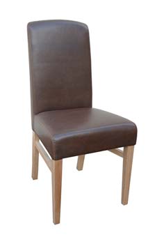 Indian Princess Oakey Leather Dining Chair (IP072) (pair)