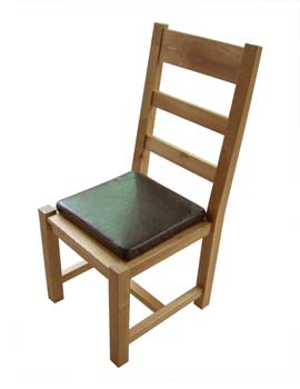 Oakey Slatted Dining Chair (IP071) (pair)