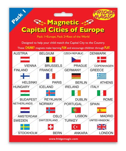 Indigo Worldwide Ltd Magnetic Flags & Capital Cities of Europe