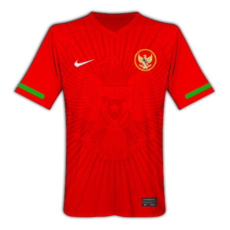Indonesia Nike 2011-12 Indonesia Nike Asian Cup Home Shirt
