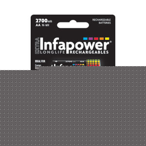 Infapower AA 2700mAh Longlife Rechargeable