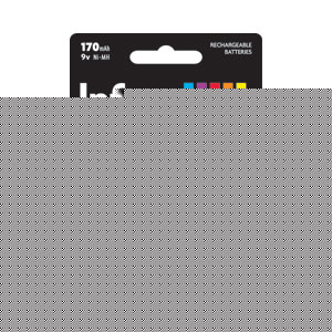 PP3 9V 170mAh Longlife Rechargeable