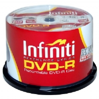 Infiniti 16x Black DVD-R 50PK