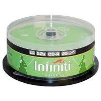 INFINITI SAMURAI 52X CD-R 80M SAVANNA GREEN (25PK)