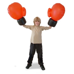 Inflatable Boxing Gloves Set