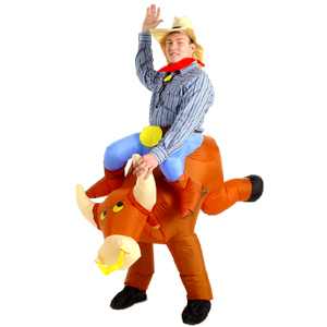 Inflatable Costumes - Rodeo Bull Fancy Dress