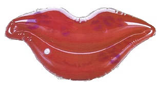 Inflatable Lips Bath Pillow