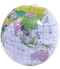 Inflatable World Globe