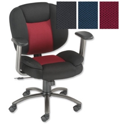 Influx Bounce Task Chair Claret/Black