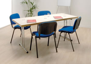 Executive Folding Table Melamine with