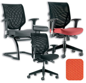 Influx Fresco Back Cover for Chair Orange