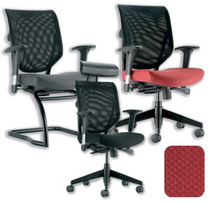 Influx Fresco Back Cover for Chair Red