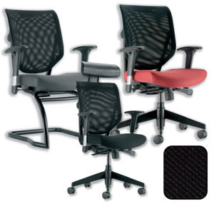 Fresco Seat Cover for Chair Black Ref