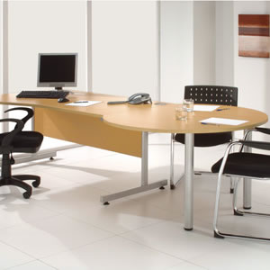 Meeting Table Bubble-end Dia.1200x730mm