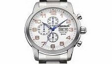 Ingersoll Mens Mount White Steel Watch