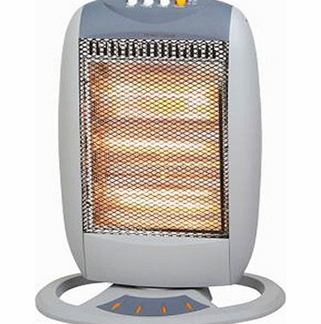 Inglenook 1200W 3 Heating Power Halogen Heater Plastic Body