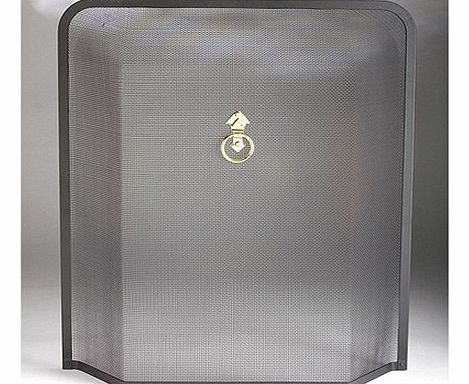 Black Spark Guard With Brass Ring