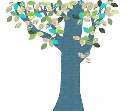 Inke Heiland Giant November tree Sticker Blue `One size