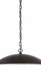 Inlight Rowleys Dome Bronze Effect Pendant Ceiling Light