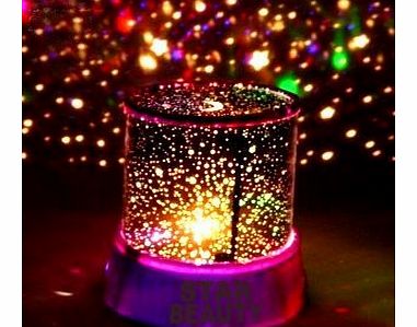 Innoo Tech *LED Star Night Light Projector Lamp,Colorful Starry Night,Bed Side Lamp