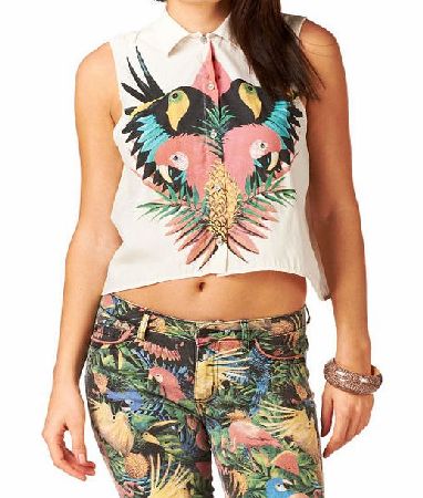 Insight Womens Insight Tropico Top - Mighty Creme