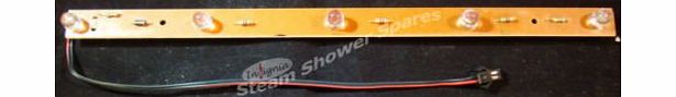 Insignia Pcb Strip Of 5 Led Lights For Steam Shower Cabin Cubicle