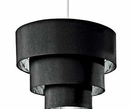 Inspire 3 Tier Shade - Black and Silver
