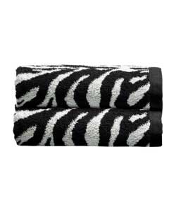 Inspire Collection Animal Print Pair of Hand Towels