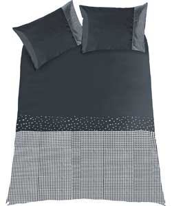 Inspire Disco Black Duvet Set - Kingsize