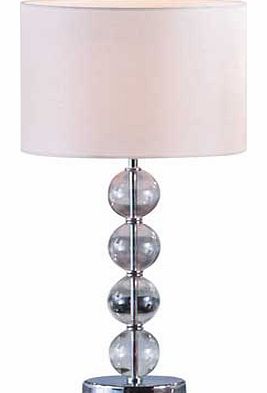 Glass Ball Table Lamp - Ivory