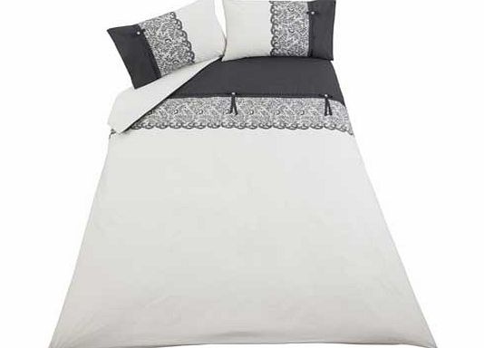 Inspire Lace Cream Bedding Set - Kingsize