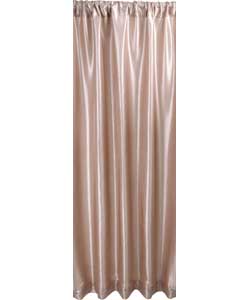 Satin Champagne Lined Curtains - 66 x 72