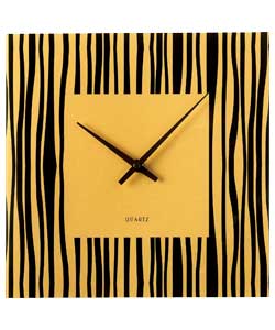Inspire Zebra Print Wall Clock