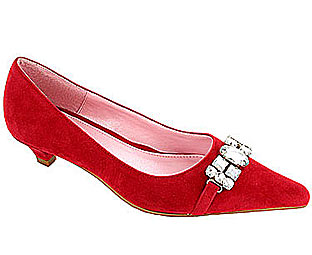 Inspired by Kate Kuba Classy Court Shoe with Jewel Detail