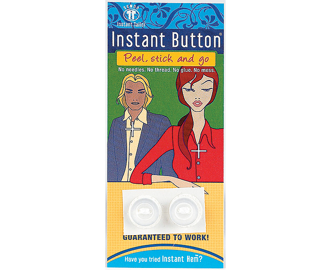Instant Buttons (6 Twin Packs = 12 buttons)
