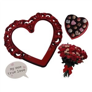 Instant Kissing Booth with Love Props